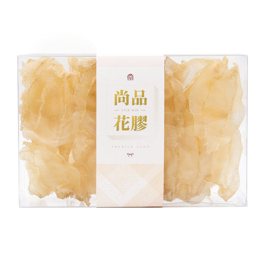 Premier Food Vietnam Dried White Fish Maw (35-40pcs/box) 150G 尚品 越南白花膠(35-40隻/盒) 150克