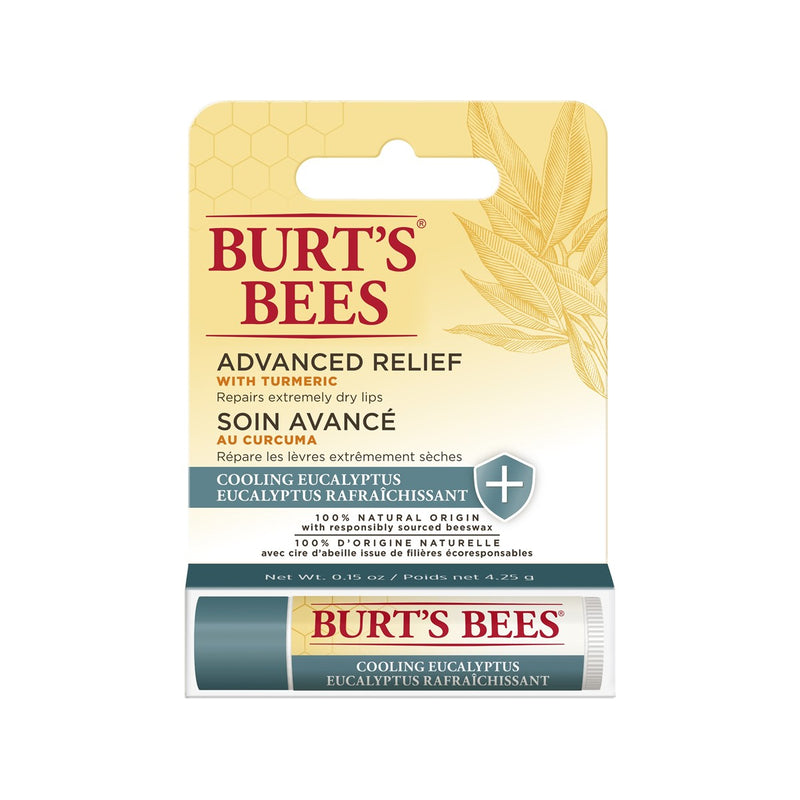 Burt's Bees Advanced Relief Cooling Lip Balm 4.25g Burt's Bees薑黃素養唇潤唇膏 (冰涼) 4.25g