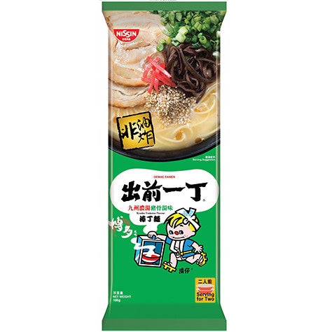 NISSIN Demae Iccho Bar Noodle Kyushu Tonkotsu Flavour 186G 日清 出前一丁 棒丁麵 九州濃湯豬骨湯味 186G