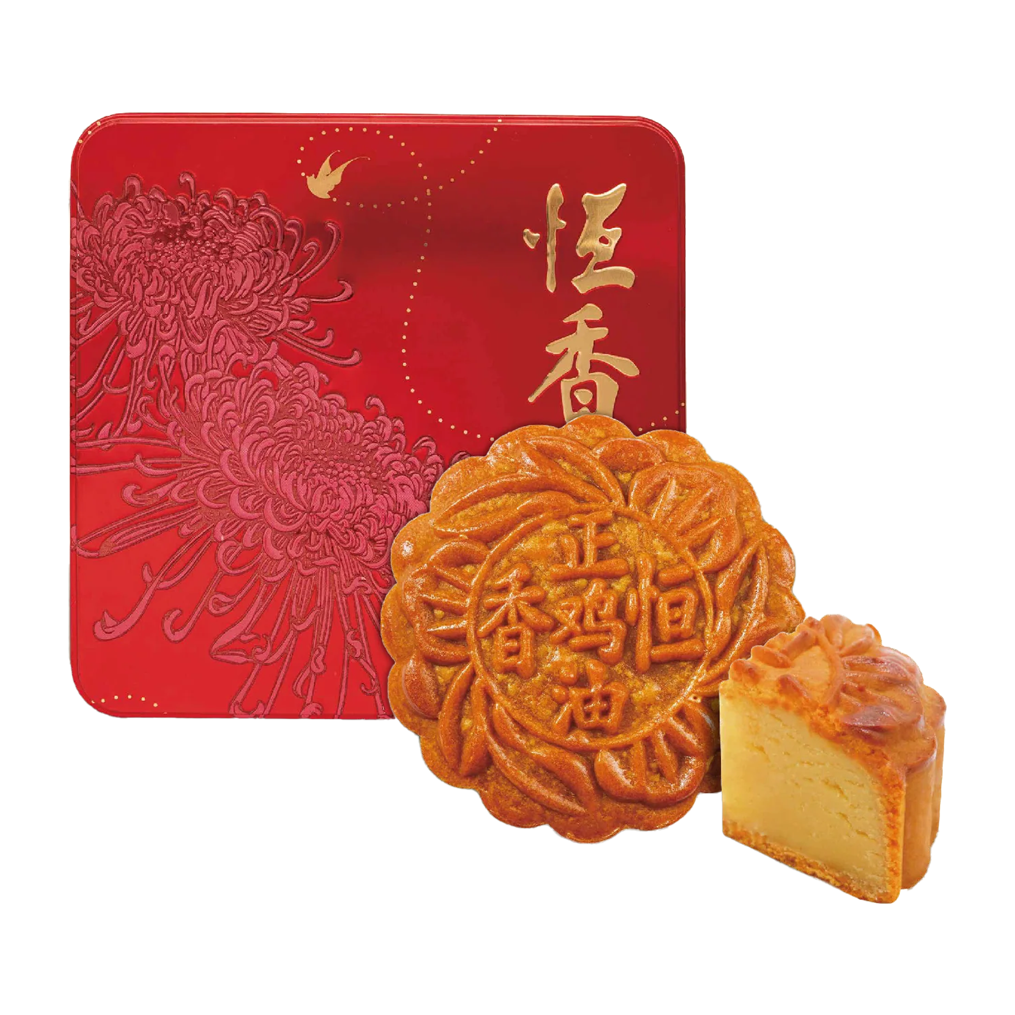 HANG HEUNG Mung Bean Paste Mooncake (4 PCS) 恆香 正式荳蓉月餅 (4個裝)