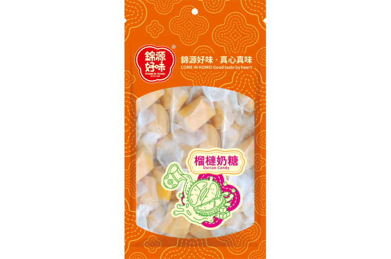 HOMEI DURIAN CANDY 90G 好味牌 榴槤奶糖 90G.