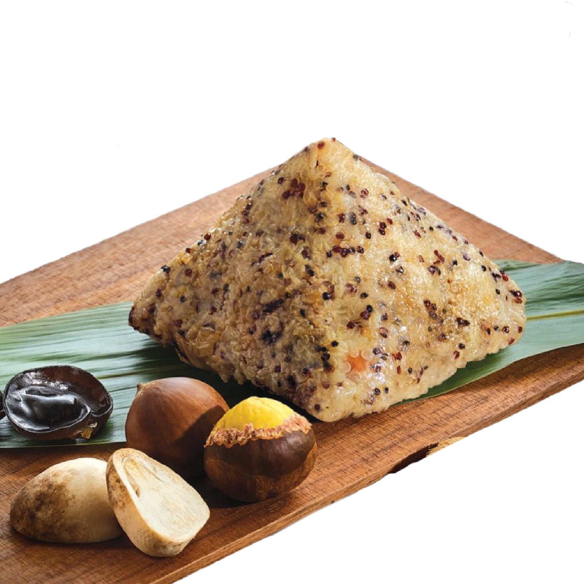 KEE WAH Vegetarian Rice Dumpling with Maitake and Assorted Mushrooms ( Vacuum Packaging ) 260G 奇華 舞茸雜菌素粽 ( 真空包裝 ) 260G