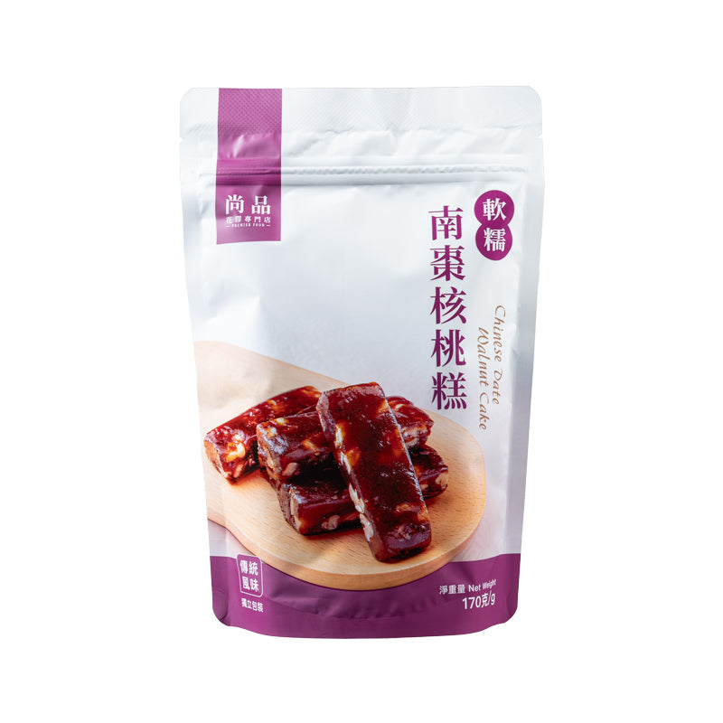 Premier Food Chinese Date Walnuts Cake 170G 尚品  南棗合桃糕(軟糯口感) 170克