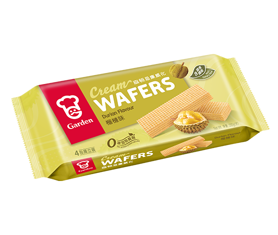 GARDEN CREAM WAFERS- DURIAN 200G 嘉頓 榴槤味忌廉威化 200G