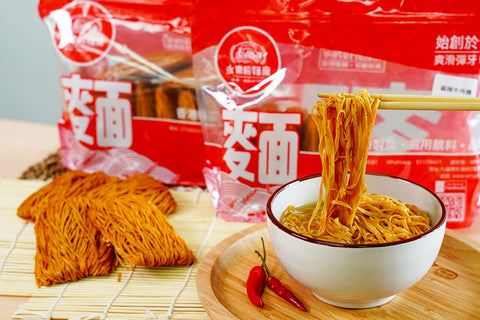 WING LOK Mala Spicy Beef Noodle (12PCS) 永樂粉麵廠 麻辣牛肉麵 (12個裝)