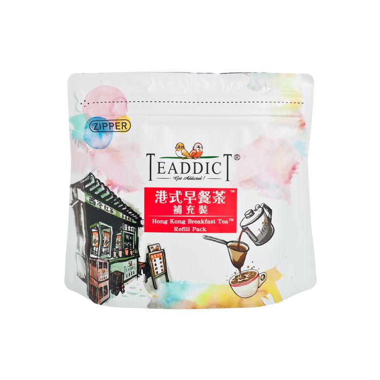 TEADDICT ICE HOUSE SERIES - HONG KONG BREAKFAST TEA (REFILL) 250G 自家茶坊 港式冰室系列-港式早餐茶 (補充裝) 250G