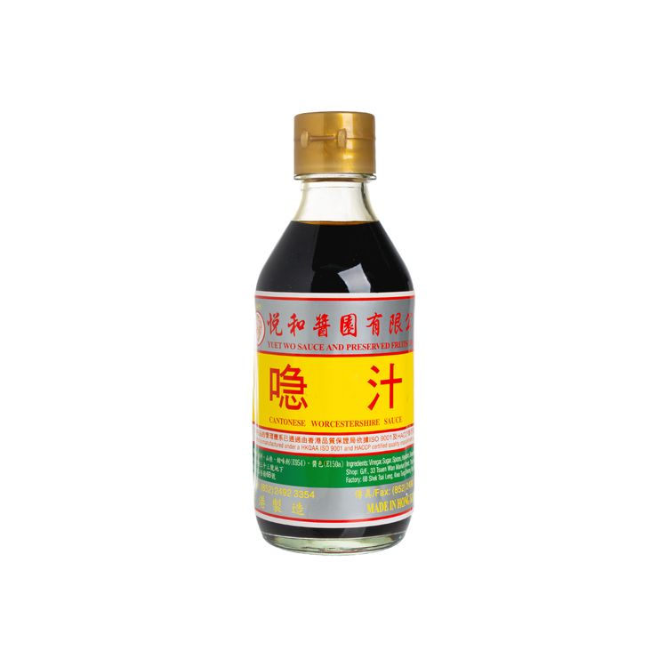 YUET WO WORCESTERSHIRE SAUCE 210ML 悅和醬園 喼汁 210ML