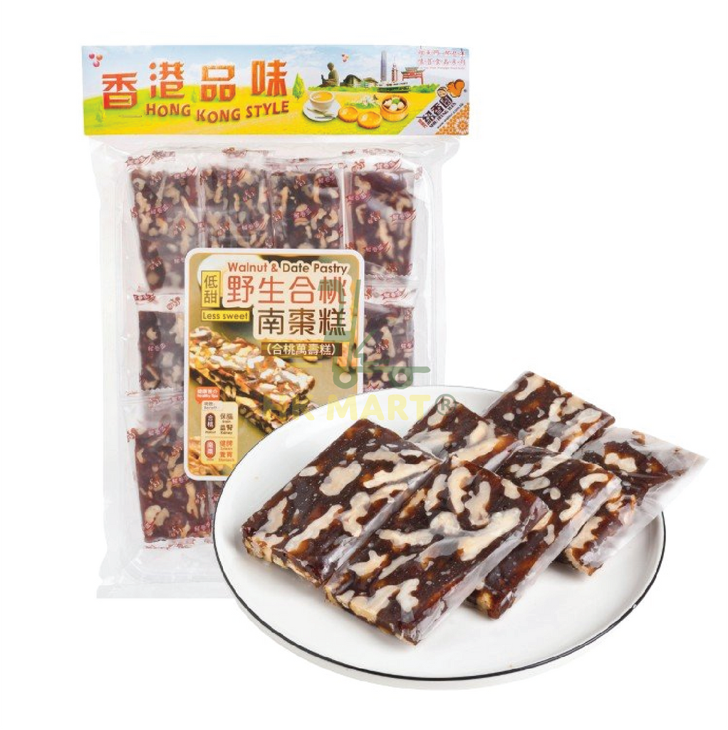 SHIU HEUNG YUEN WALNUT & DATE PASTRY 250G 鯉魚門紹香園 野生合桃南棗糕(合桃萬壽糕) 250G