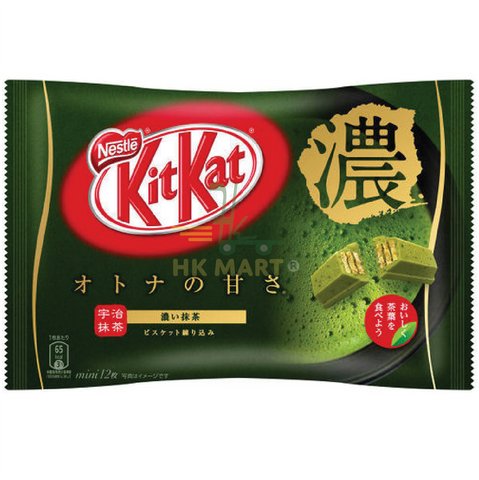 Nestle Kit Kat Matcha Green Tea Wafer Bars Bag 128G 日本雀巢 KIT KAT 濃綠茶朱古力 128G