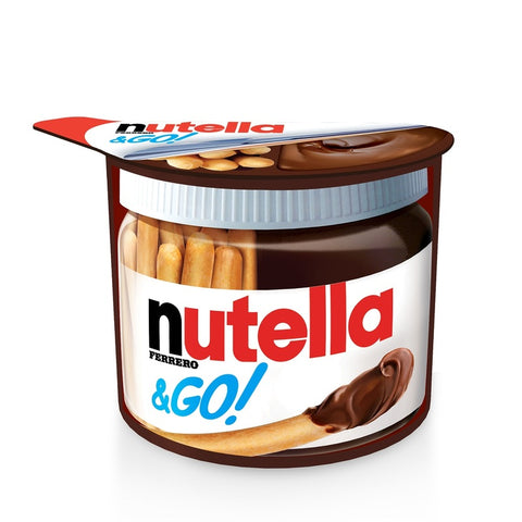 Nutella & Go! HAZELNUT COCOA & STICKS 52G 能多益 榛子醬隨手杯 52G