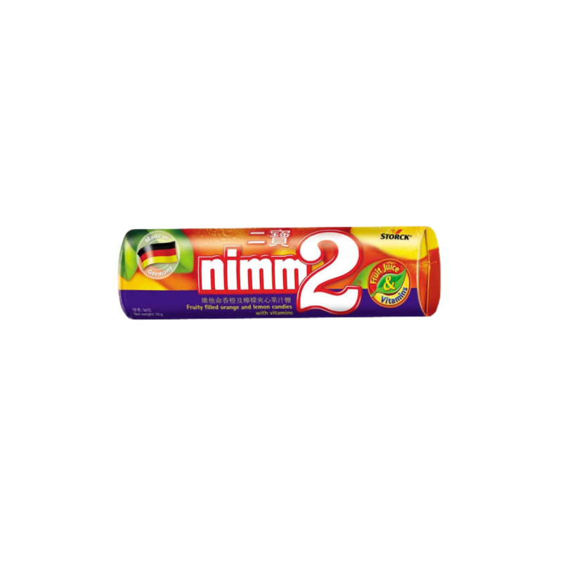 NIMM 2 CANDY ROLL 50g  二寶 果汁糖條裝 50g