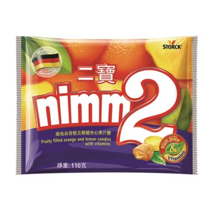 NIMM 2 CANDY BAG 110g  二寶 果汁糖袋裝 110g