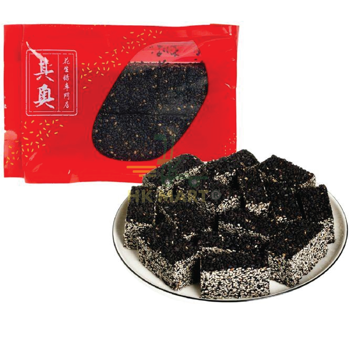 KEI O HANDMADE BLACK SESAME BRITTLE 227G 元朗其奧 手工純黑芝麻軟糖 227G