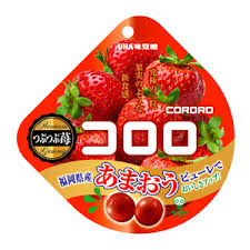UHA CORORO GUMMY_STRAWBERRY FLV 40G 味覺 ＣＯＲＯＲＯ草莓味軟糖 40G