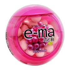 UHA E-MA CANDY (JUICY GRAPE FLV) 33G 味覺 E-MA 葡萄味果汁糖 33G