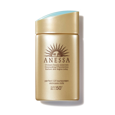 Anessa Perfect UV Sunscreen Skincare Milk SPF50+PA++++ 60ml Anessa 極防水美肌UV乳液 SPF50+PA++++ 小金瓶 60毫升