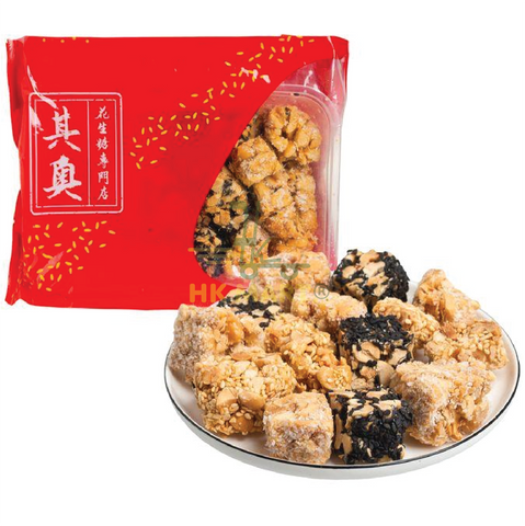 KEI O HANDMADE MIXED PEANUTS BRITTLE 450G 元朗其奧 手工三色花生軟糖 450G