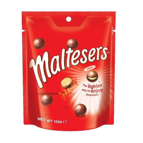 MALTESERS Crisp Malt Family Size 150G 麥提莎 朱古力家庭袋裝 150G
