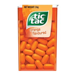 TIC TAC TIC TAC ORANGE FLV 24g TIC TAC 的嗒糖 橙味 24g