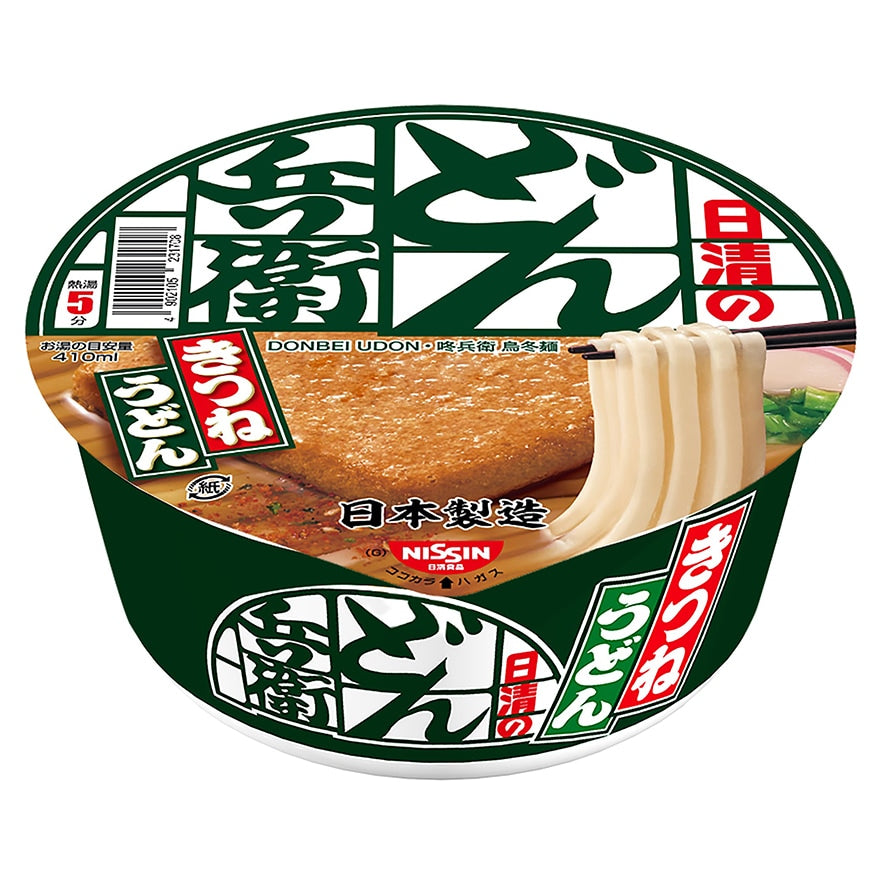 Nissin Donbei Bowl Kitsune Udon 95G 日清 特盛咚兵衛腐皮烏冬 95克