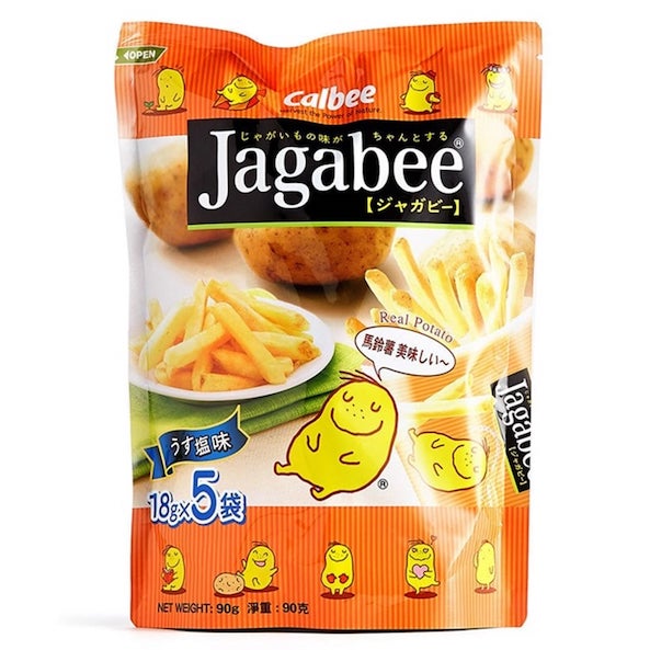 CALBEE JAGABEE ORIGINAL POTATO STICKS 90G 卡樂B 宅卡B薯條原味企身袋 90G