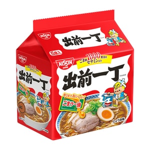 NISSIN Demae Iccho Hokkaido Wheat Flour Sesame Oil Flavourv 5P 日清 出前一丁北海道小麥粉麻油味  五包裝