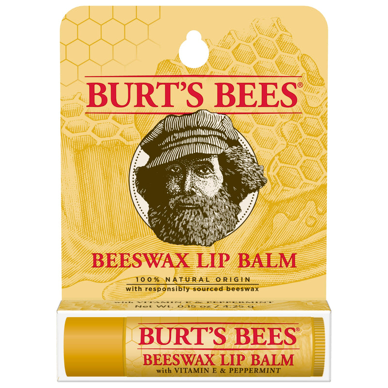 Burt's Bees Beeswax Lip Balm 4.25g Burt's Bees蜜蠟皇牌潤唇膏 4.25克
