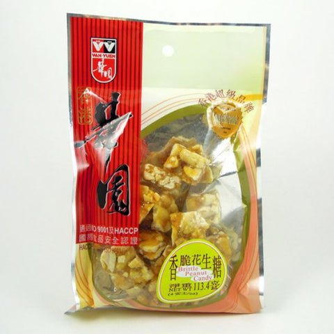 WAH YUEN Brittle Peanut Candy - 113.4g  華園 香脆花生糖 - 113.4克