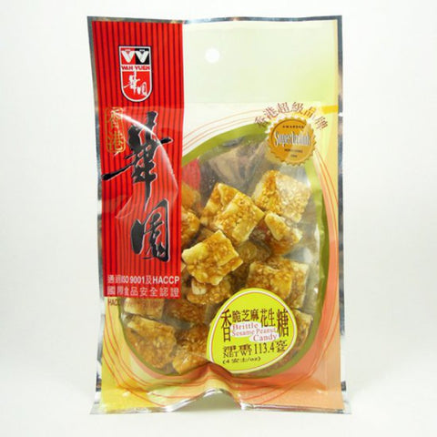 WAH YUEN Brittle Sesame Peanut Candy - 113.4g  華園 香脆芝麻花生糖 - 113.4克