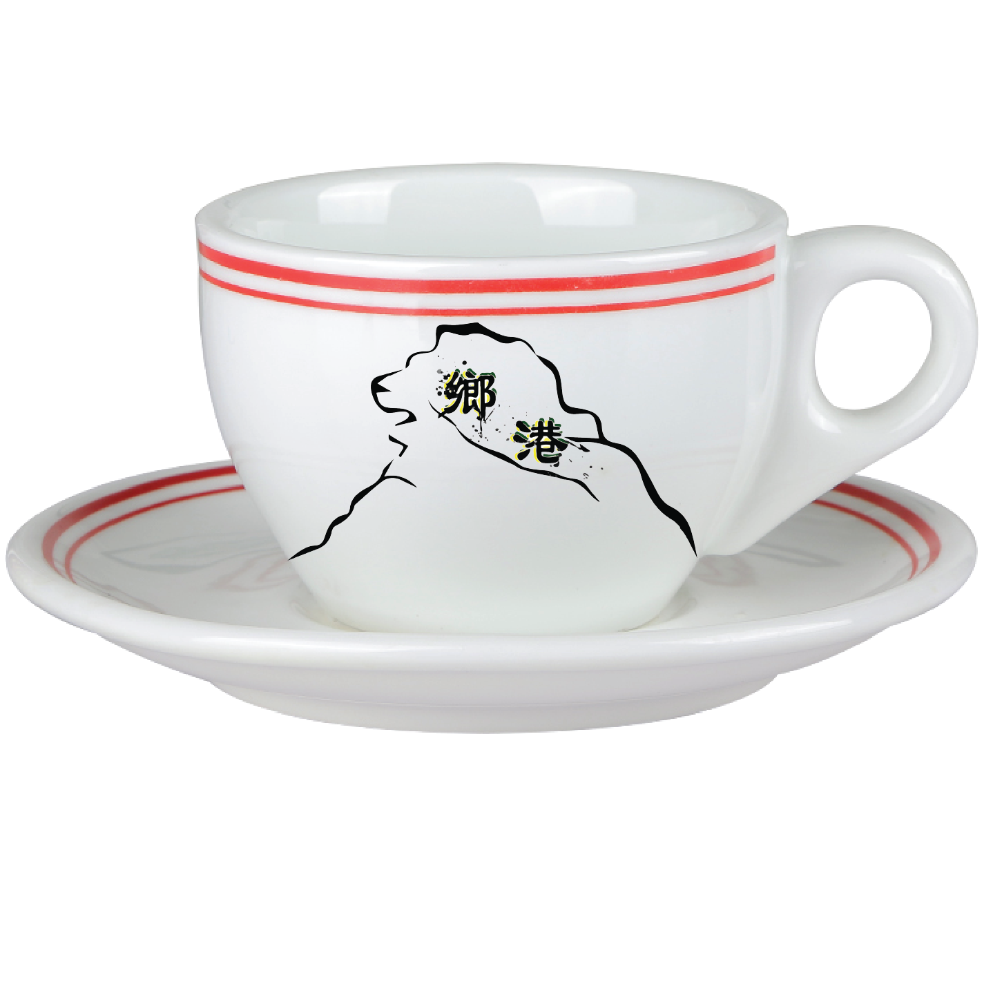 HOME KONG MILK TEA CUP SET (Limited Editon) 鄉港 奶茶杯碟套裝 (限量及獨家發售)