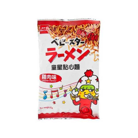 BABY STAR SNACK NOODLE-CHICKEN 45G  點心麵(雞肉味) 45G