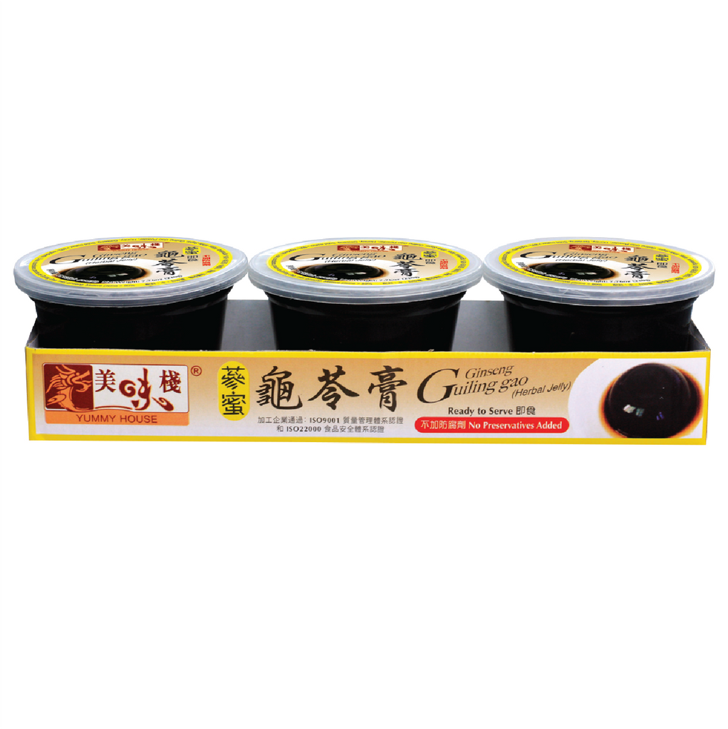 YUMMY HOUSE GINSENG HERBAL JELLY 220G 美味棧 蔘蜜龜苓膏 220G