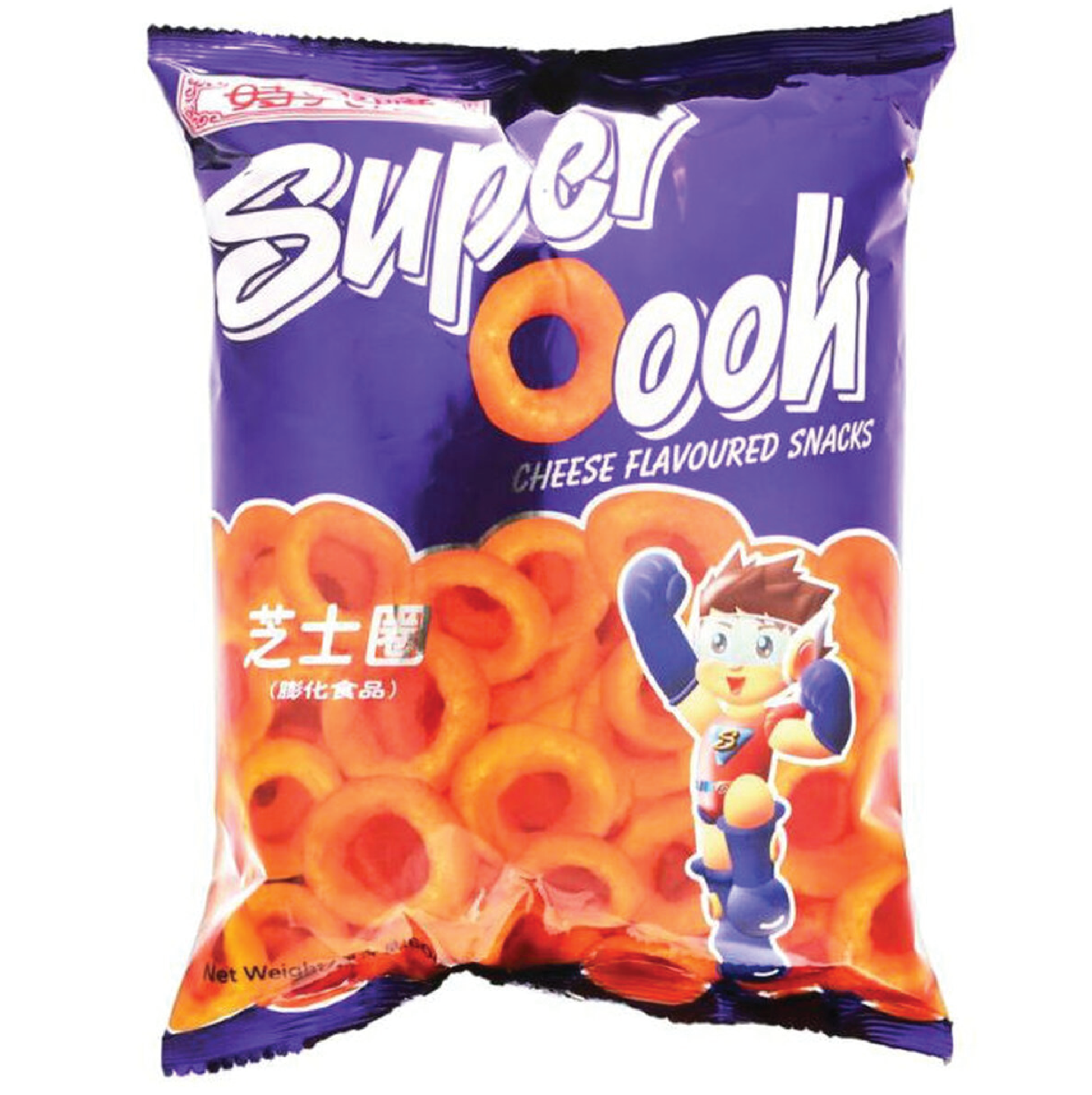 SHL SUPER OOOH CHEESE FLVOUR SNACK 60G 時興隆 芝士圈 60G
