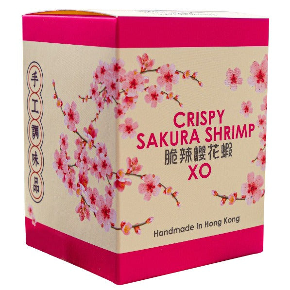 SWUA Crispy Sakura Shrimp XO Sauce 160G 撚手 手工脆辣櫻花蝦 XO醬 (小辣) 160G
