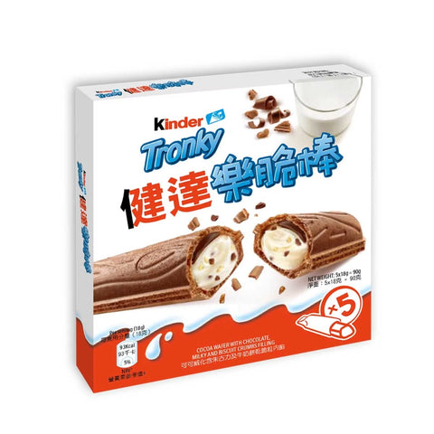 KINDER TRONKY 5 PCS SNACK 90G 健達 樂脆棒５條裝小食 90G