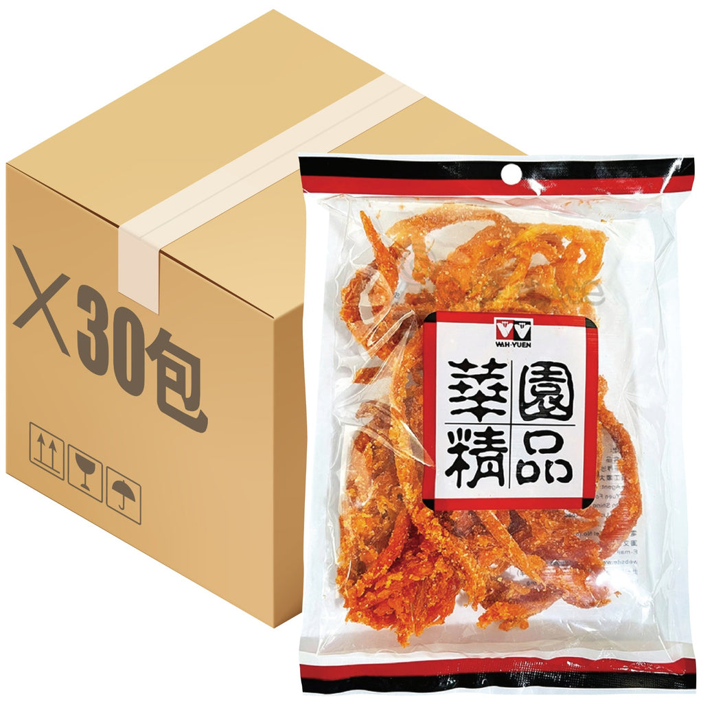 WAH YUEN Chilli Fried Fish MEGA - FULL CASE 150G X 30'S  華園 辣味紅燒魚柳 巨量裝 - 原箱 150G X 30包