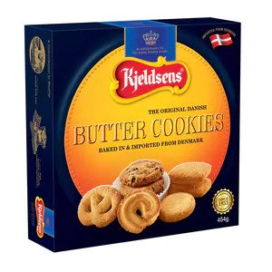 Kjeldsens Butter Cookies Gift Box 454G 丹麥藍罐 牛油曲奇禮盒 454G