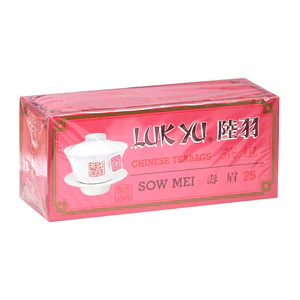 LUK YU CHINESE TEABAGS-SOW MEI 25'S 陸羽 壽眉茶包 25'S