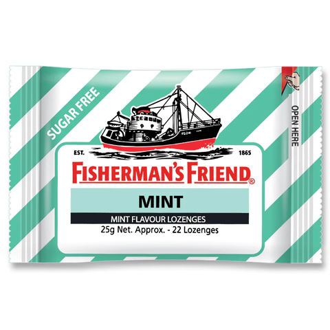 FISHERMAN'S FRIEND MINT LOZENGES 25G 漁夫之寶 潤喉糖 健怡薄荷 25G