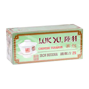 LUK YU CHINESE TEABAGS-IRON BUDDHA 25'S 陸羽 中國茶包鐵觀音 25'S