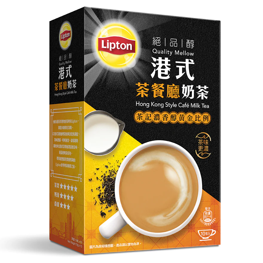 Lipton Hong Kong  Milk Tea 19GX10 立頓 絕品醇港式茶餐廳奶茶 19GX10