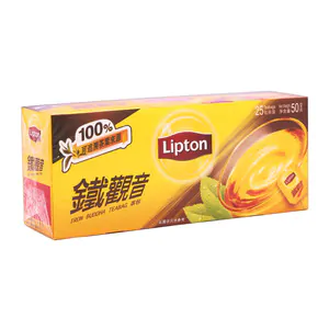 LIPTON ASIAN TEA IRON BUDDHA TEABAG 25X2G  立頓 中國茶包鐵觀音 25X2G