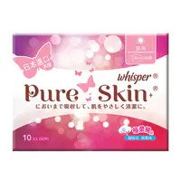 WHISPER PURE SKIN SDW 10S   護舒寶 PURE SKIN純肌貼身日用10片