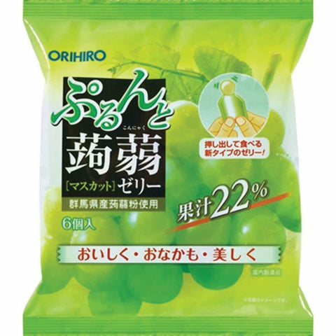 ORIHIRO KONJAC JELLY GREEN GRAPE FLAVOR ORIHIRO 蒟蒻啫喱(青提味)
