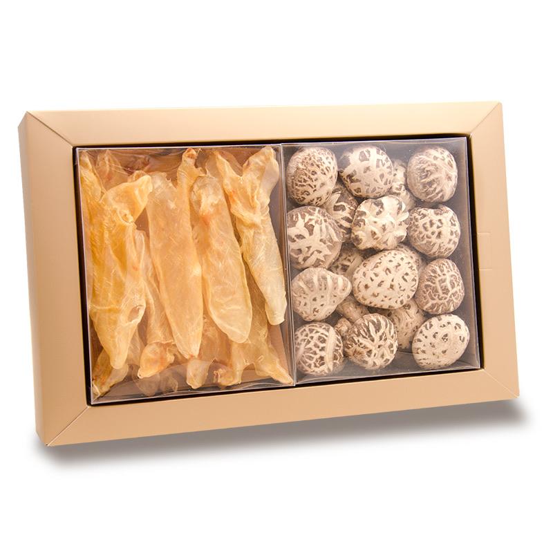 NAM PEI HONG Premium Mushroom + Fish Maw Gift Box 295G 南北行 特級花菇+花膠禮盒 295克