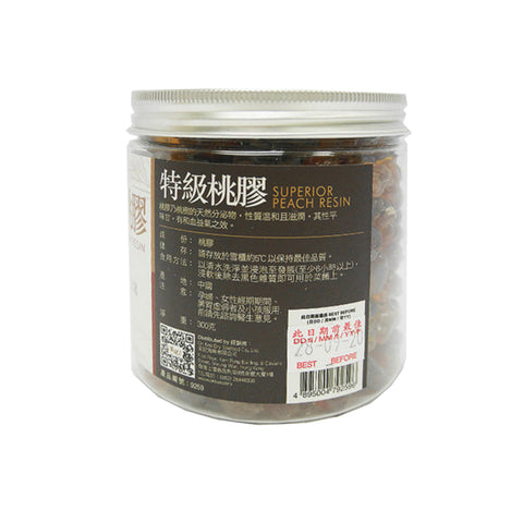 On Kee Superior Peach Resin 300G 安記 特級桃膠 300G (豐富植物膠原蛋白)