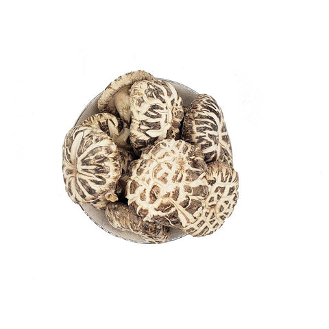 On Kee Japan Dried Japanese Natural Log Cultivated White-Flower Shiitake Mushroom 安記 日本原木天白花菇