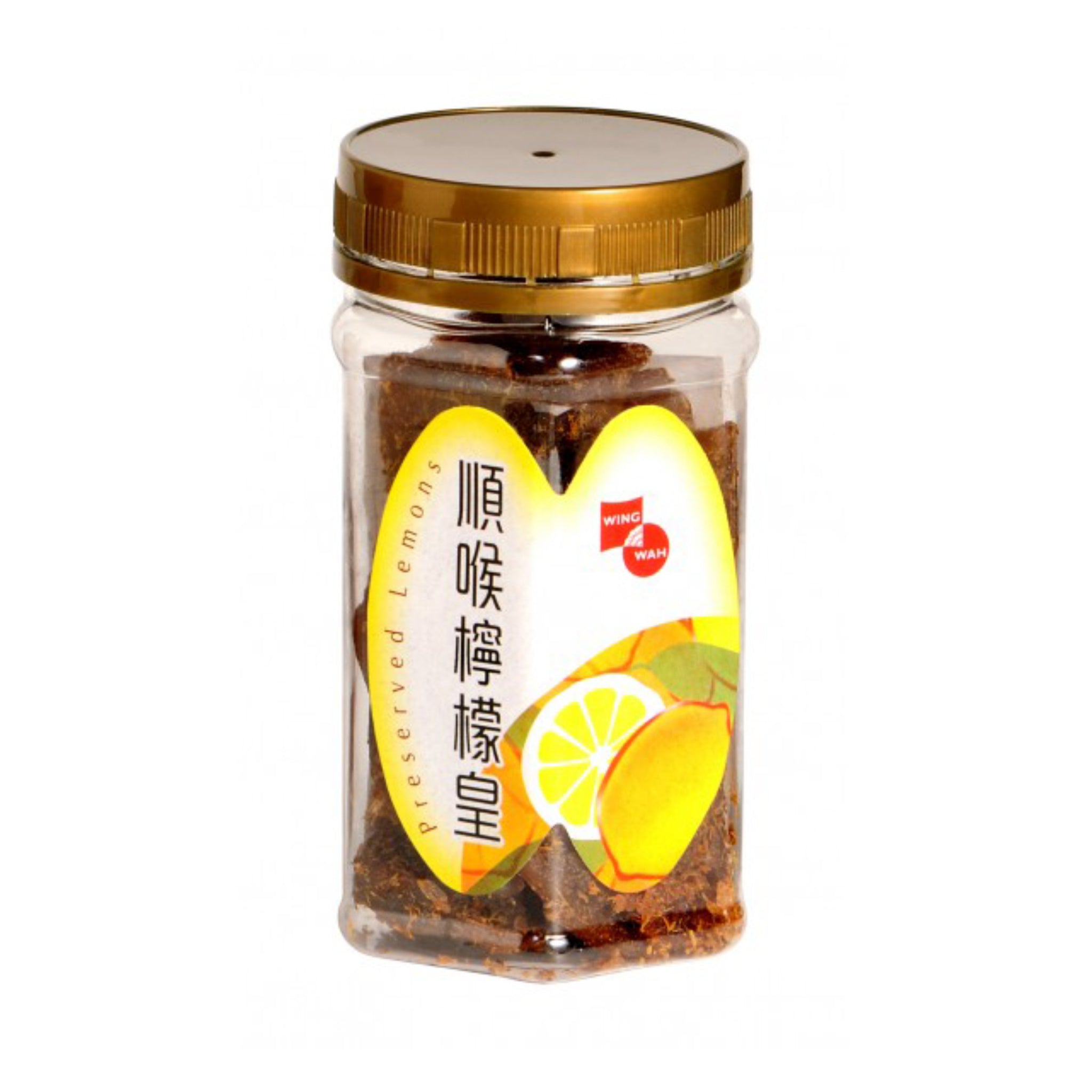 WING WAH Preserved Lemon King 100G 榮華 順喉檸檬皇(高樽) 100G