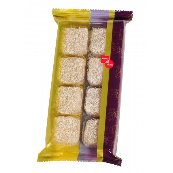 Wing Wah Desiccated Coconut and Olive Seed Candy 150G 榮華 潮式椰蓉欖仁糖(膠袋裝) 150G