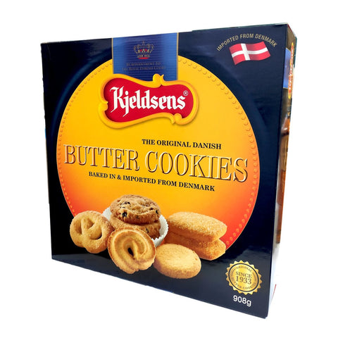 Kjeldsens Butter Cookies Gift Box 908G 丹麥藍罐 牛油曲奇禮盒 908G